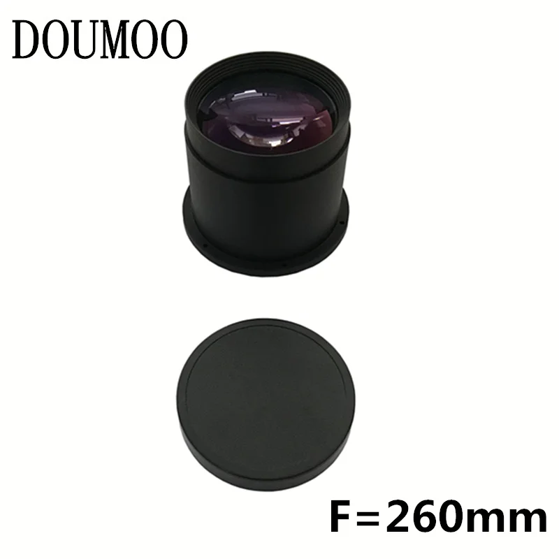 free shipping DIY projector lens F=260mm 38 layers coating high ...