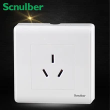 Enchufe de Superficie de 16A 220 V Aire Acondicionado blanco 86mm