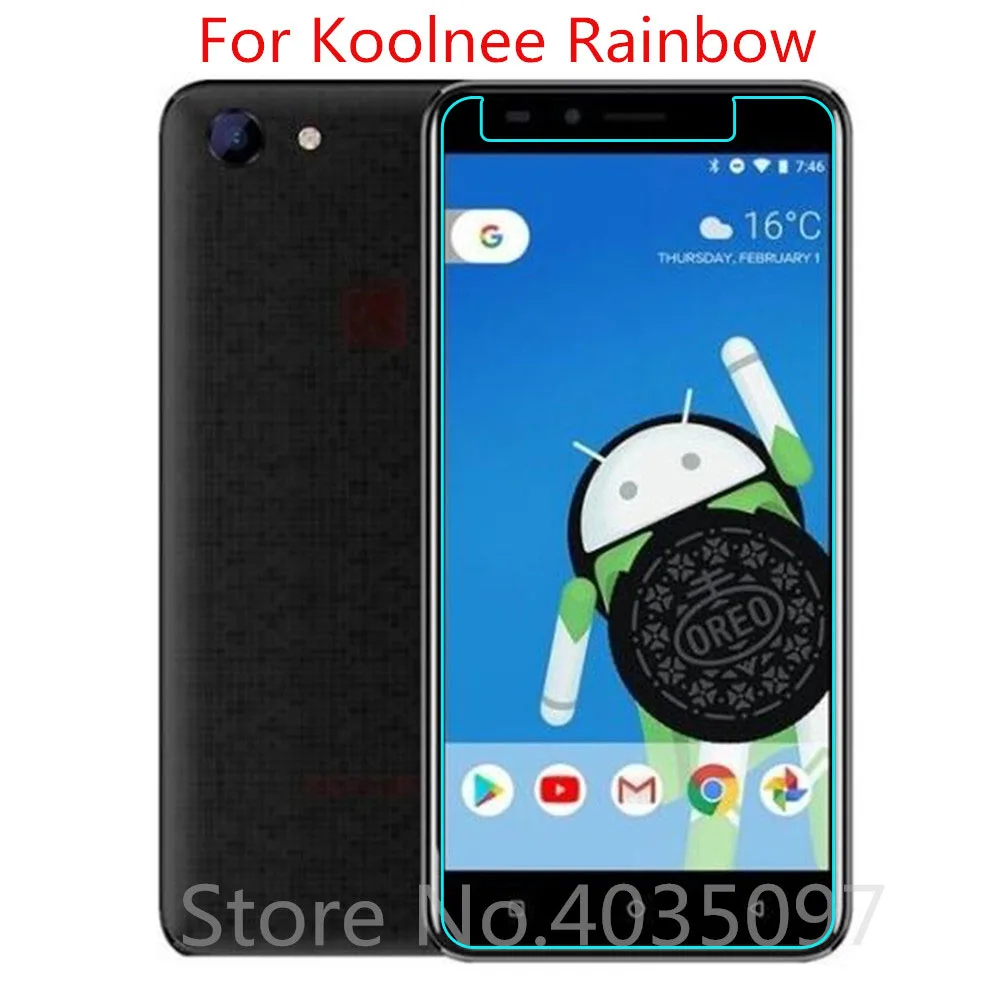 2.5D 0.26mm 9H Premium Tempered Glass For Koolnee Rainbow Screen