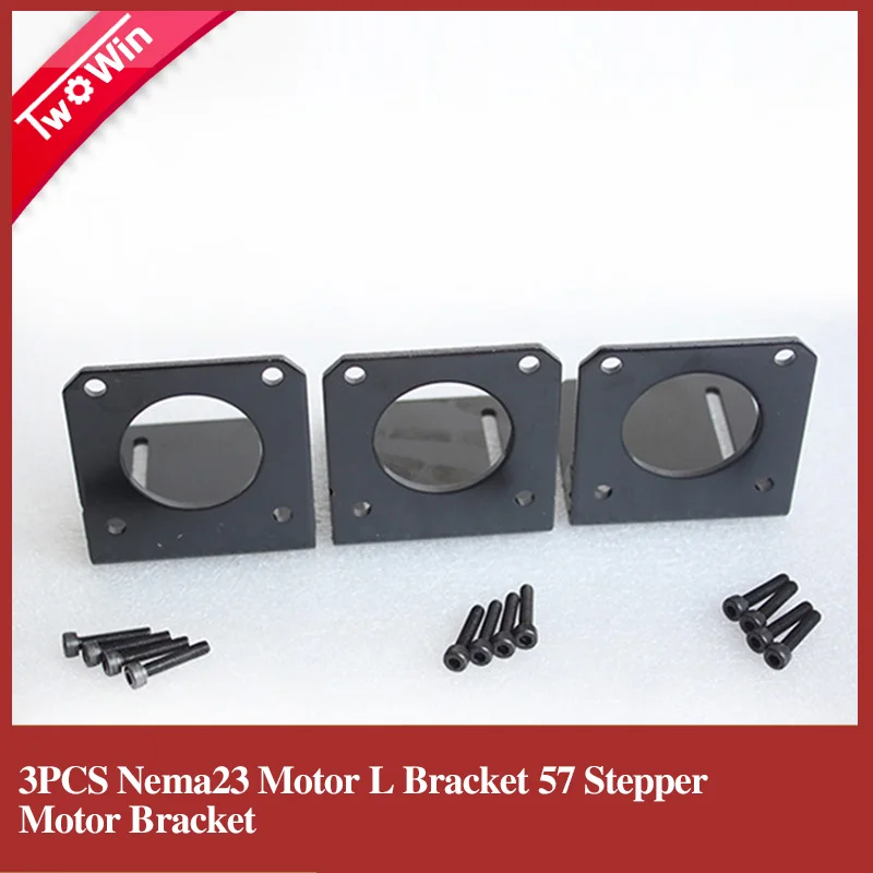 Купить 3 шт. шагового двигателя нема 23 л монтаж кронштейн для nema23 ...
