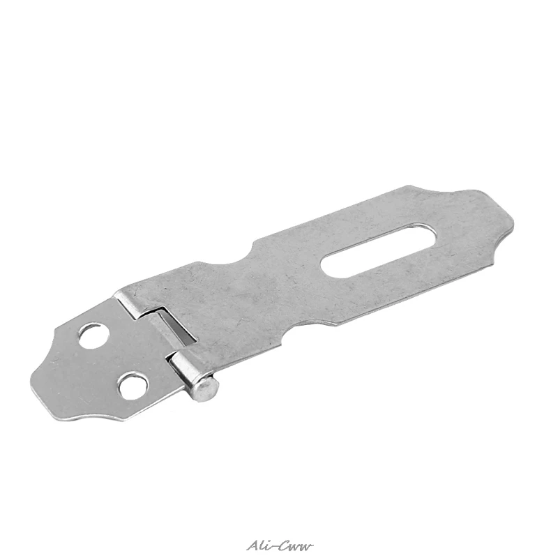 Furniture Hardware toggle latches decorative latches 4Pcs Home Drawer Door Safety Padlock Latch Hasp Staple Stainless Steel NO.5