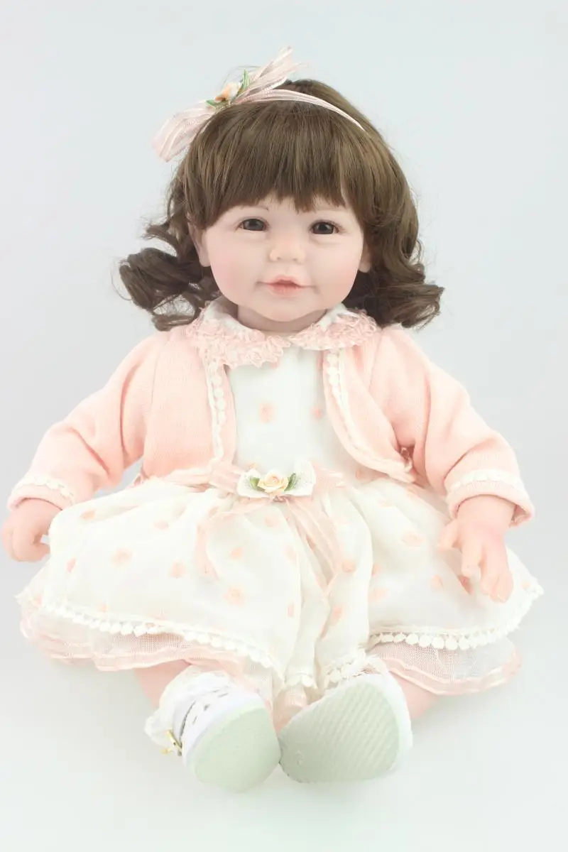 2 VINTAGE BABY DOLLS REAL HAIR : Lot 256A