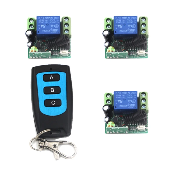 MITI-DC12V 3CH 150M 315MHZ Control ler и 12V 10A беспроводной Радиочастотный пульт дистанционного