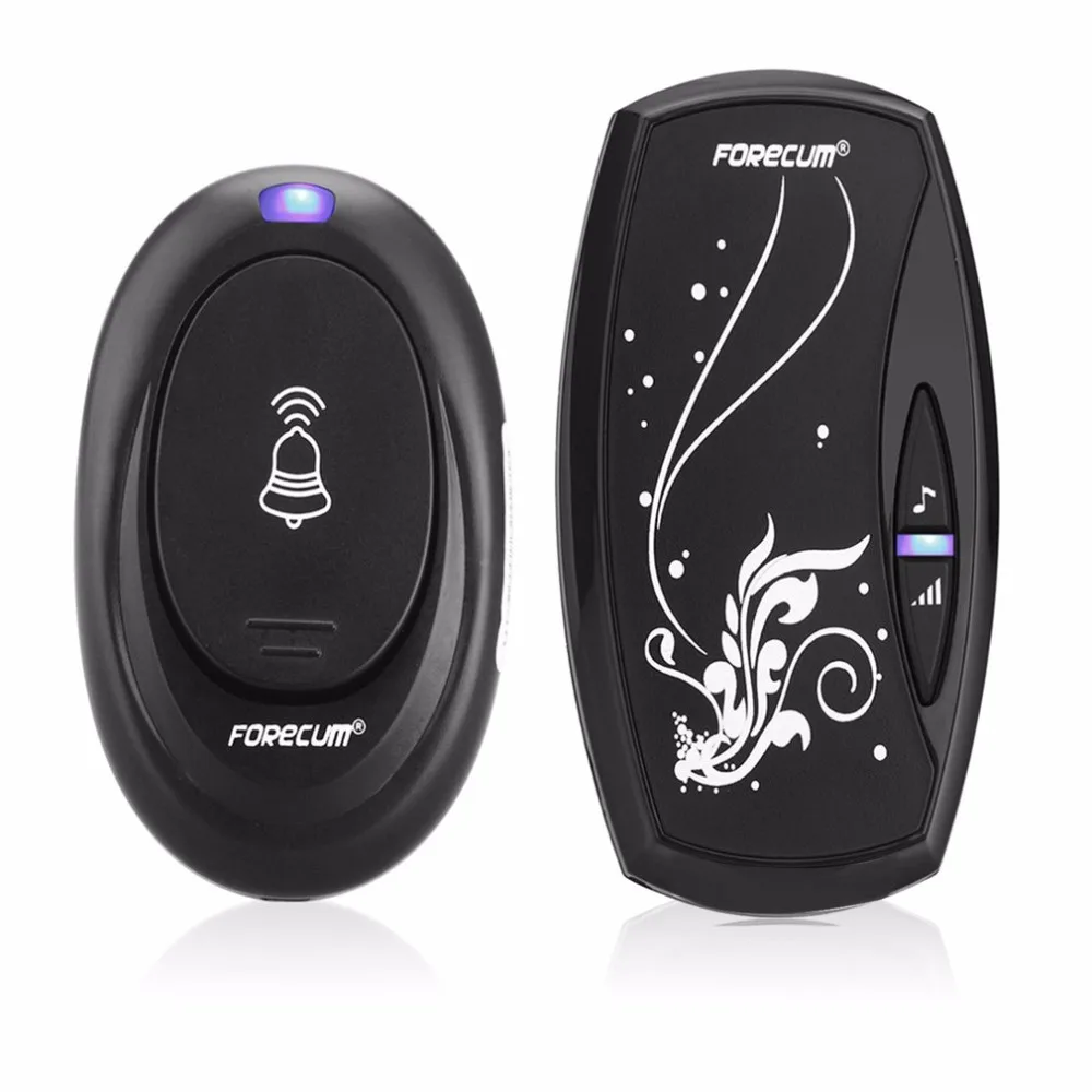 

12V Waterproof Plug-in Wireless Doorbell Smart Door Bell EU plug Wireless Electronic Doorbell Receiver with Transmitter