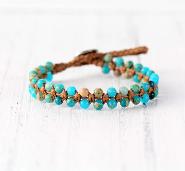 Friendship Bracelet Quality Unique Natural Stone Beaded Bracelets