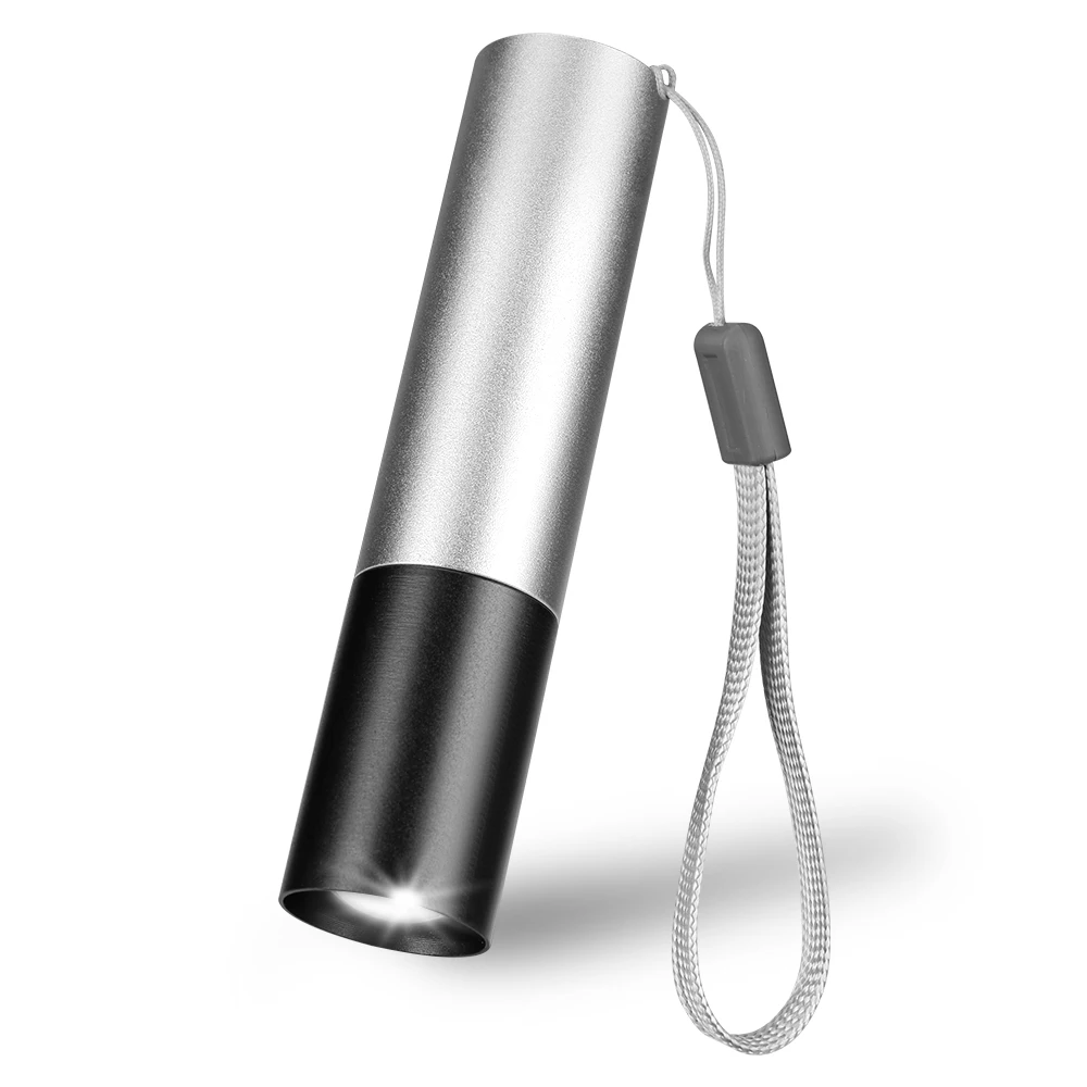 Мини светодиодный светильник USB зарядка XPE фонарь 3 режима Регулируемый зум фокус