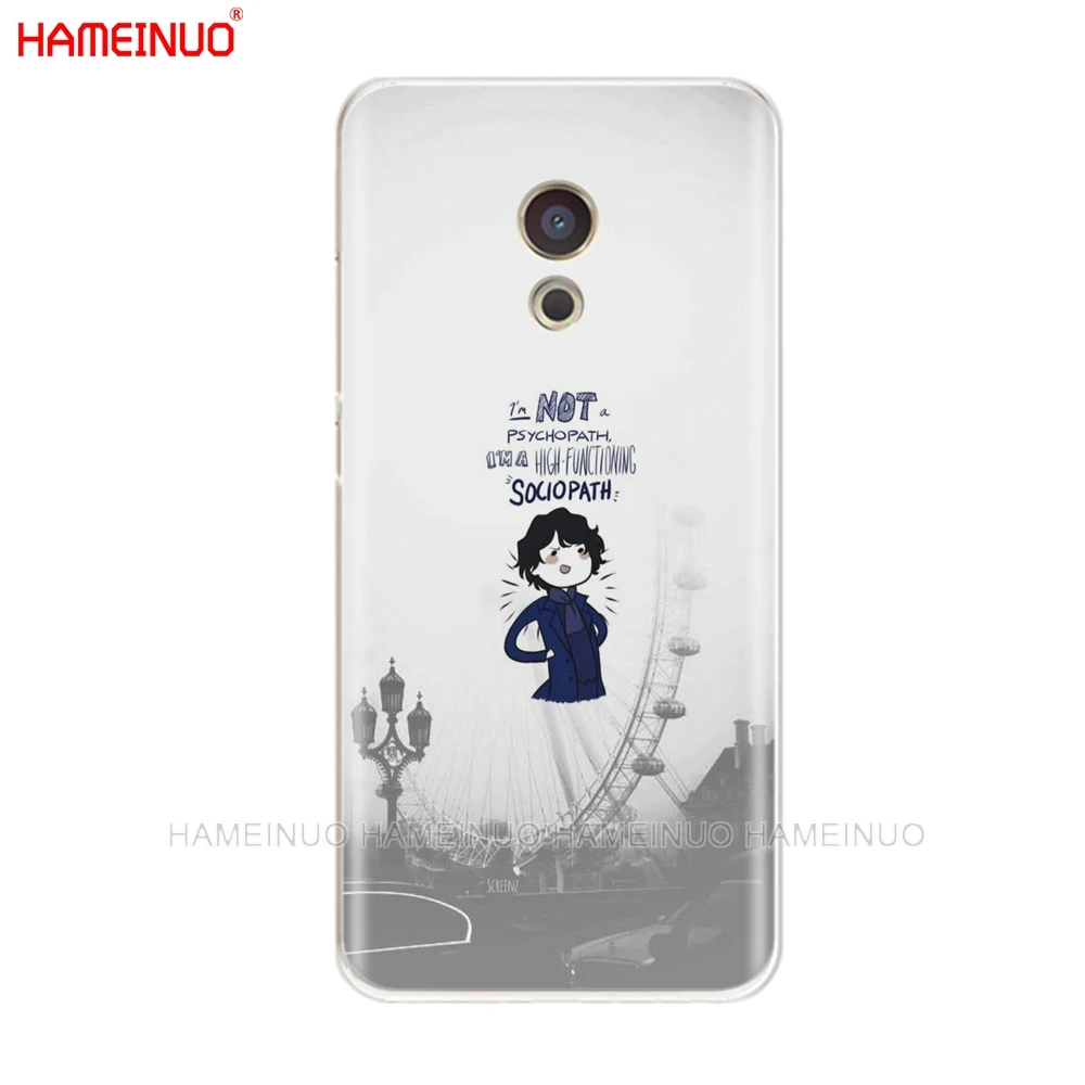 HAMEINUO Шерлок Холмс Sherlocked крышка чехол для телефона Meizu M6 M5 M5S M2 M3 M3S MX4 MX5 MX6 PRO 6 5 U10 U20