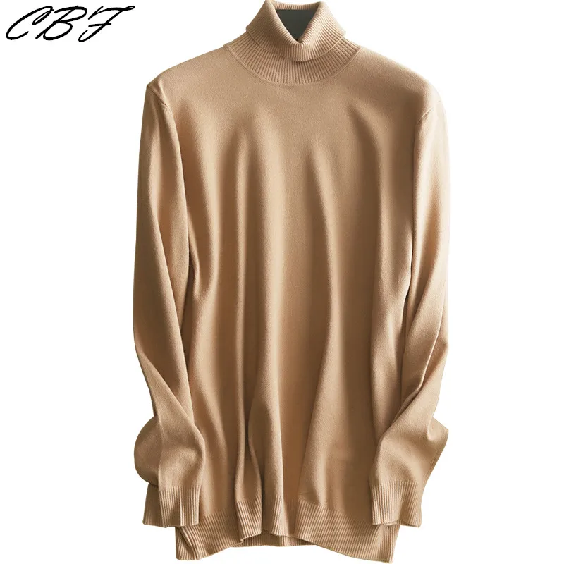 

New store zero profit New pattern Men Knitted Cashmere wool Sweater High collar Loose style Soft warmth Anti-pilling Pullover