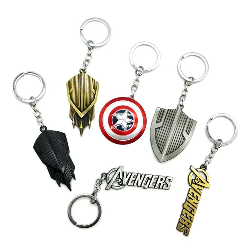 

The Avengers 4 letter logo keychain marvel Superhero Carol Danvers keyring men women fashion jewelry
