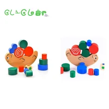 Новая Улитка складывающиеся кольца Дошкольное образование развития деревянная детская игрушка интерактивная игра животное модель