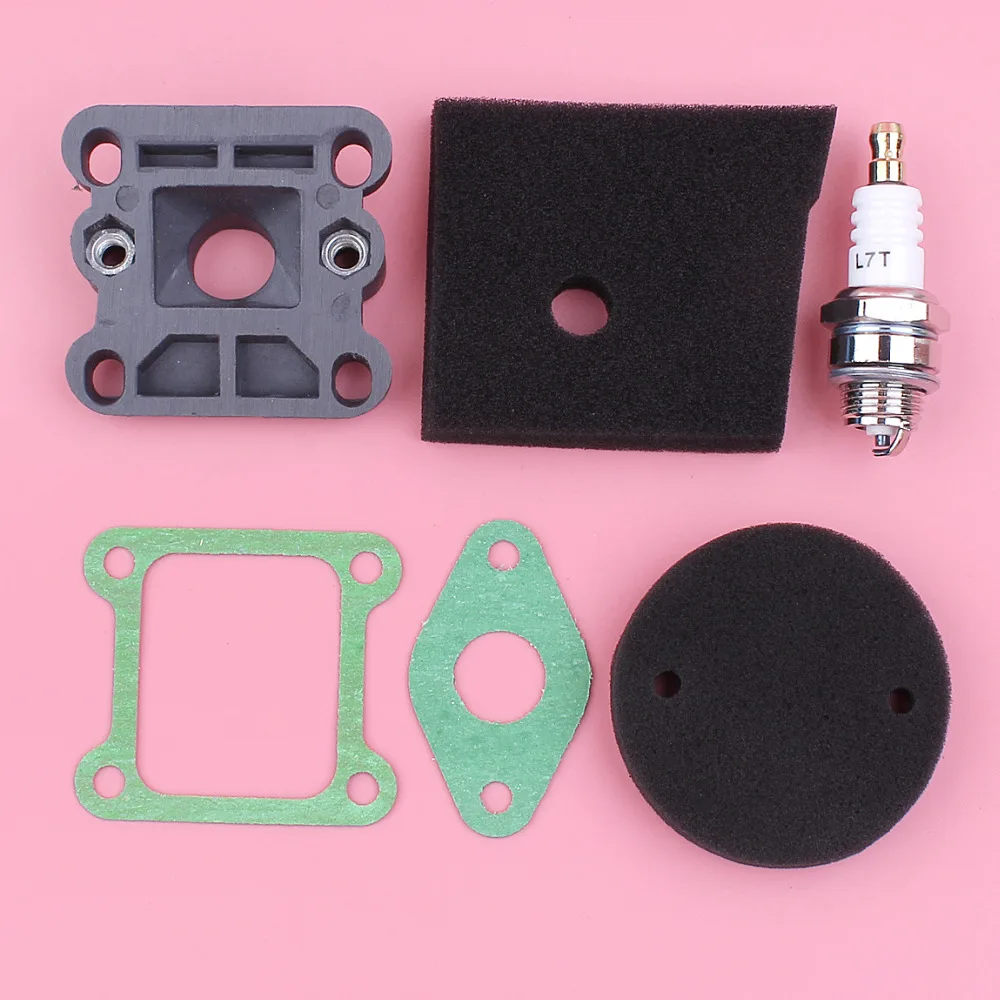 Air Filter Foam Carburetor Insulator Intake Manifold Spark Plug Gasket Kit For Robin NB411 2 Stroke Brush Cutter Trimmer Engine Air Filter Foam Carburetor Insulator Intake Manifold Spark Plug Gasket Kit For Robin NB411 2 Stroke Brush Cutter Trimmer Engine