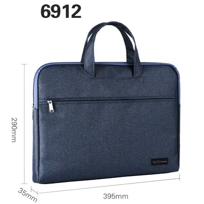 Document bag canvas office men's tote bag business multi-layer Oxford briefcase female simple information package
