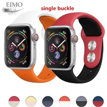 Ремешок для apple watch, ремешок iwatch, 42 мм/38 мм/44 мм/40 мм, спортивный силиконовый браслет correa, ремешок для apple watch 5/4/3/2