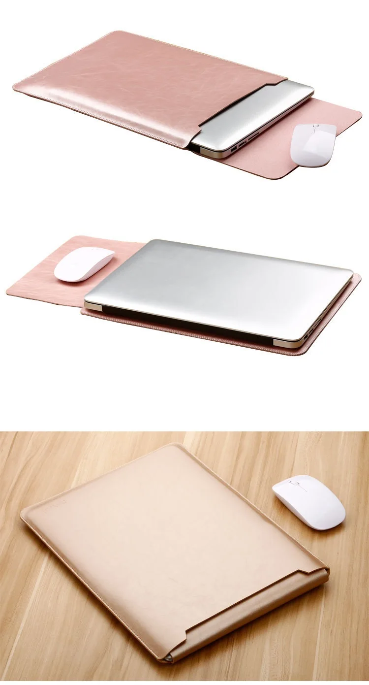 Luxury Leather Sleeve For Macbook Air 13 2018 Laptop Sleeve Patent Leather A1932 for Macbook Air 13 2018 A1932 Laptop Sleeve (4)