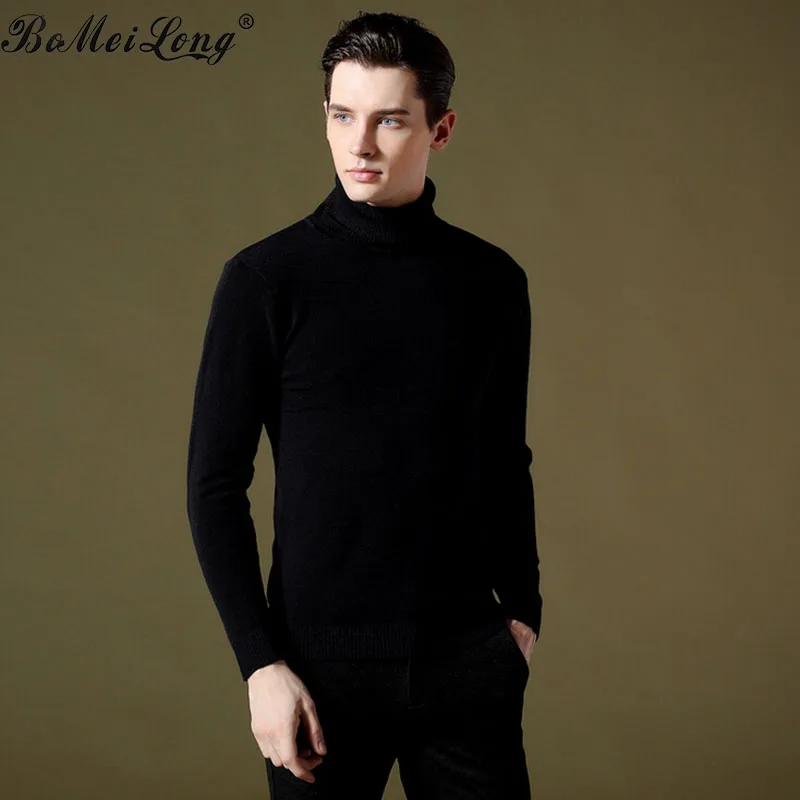 Popular Mens Black Turtleneck Sweater-Buy Cheap Mens Black
