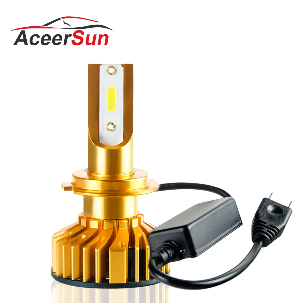 H4 LED H7 Car Headlight Super bright Dob Chip 10000LM 72W 6500K Auto LED H4 Hi Lo Beam H1 H11 H8