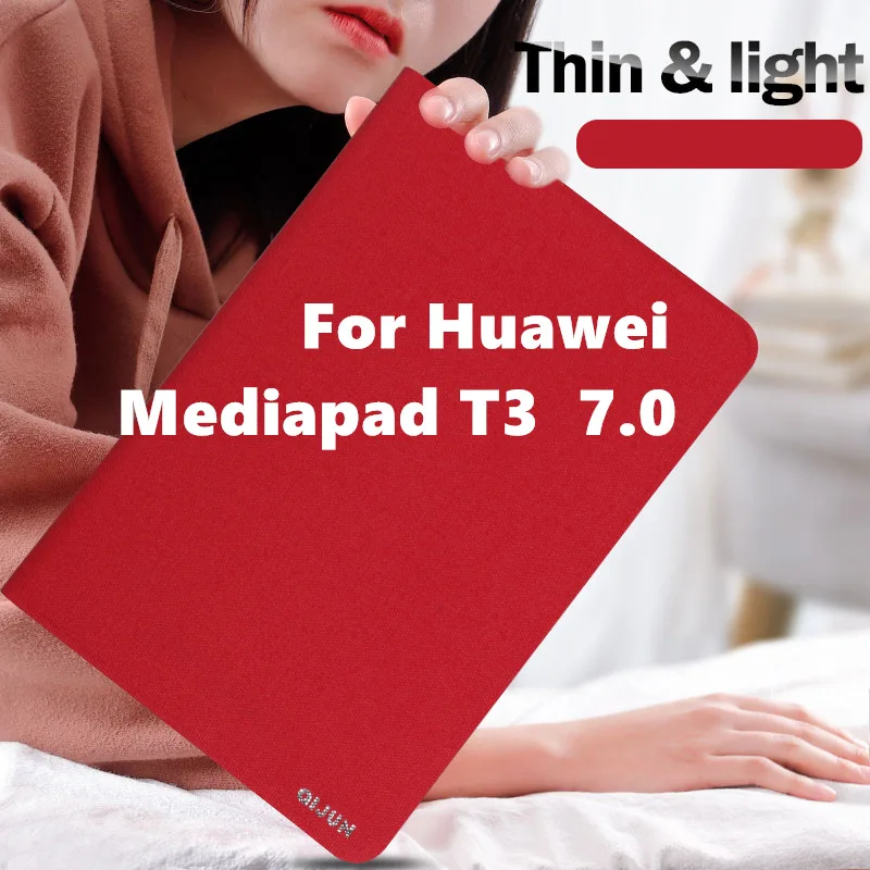 

Case cover For Huawei MediaPad T3 7 WIFI BG2-W09 Flip Cover For Huawei MediaPad T3 7.0 3G BG2-U01 7'' tablet case