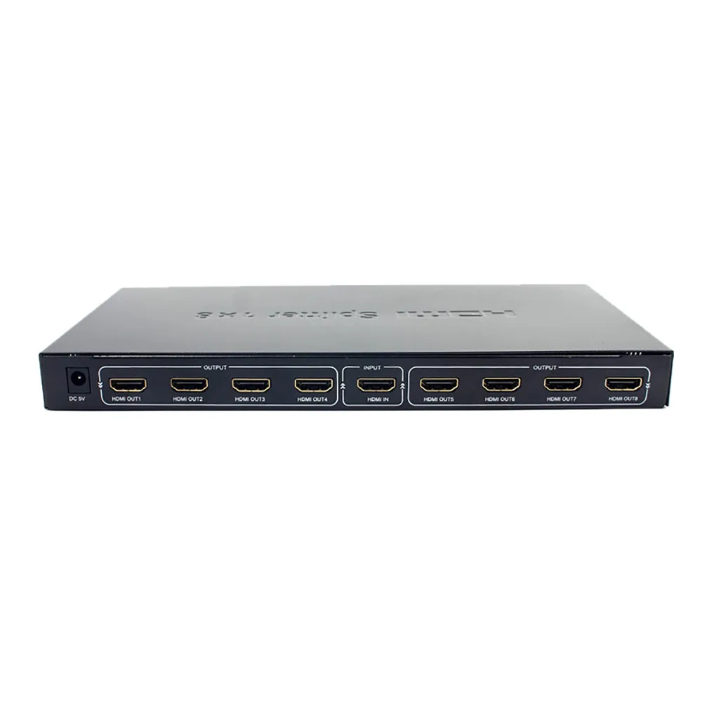 Ultra HD 8 портовый HDMI сплиттер 1x8 усилитель ретранслятора 1080P 3D концентратор 1 в Out 6J16