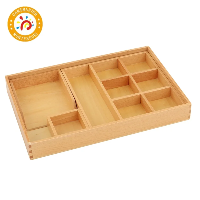  Montessori Material Wooden Glue and Paste Box Teaching Aids Storage Box Home Classroom Children Toy - 33037864972