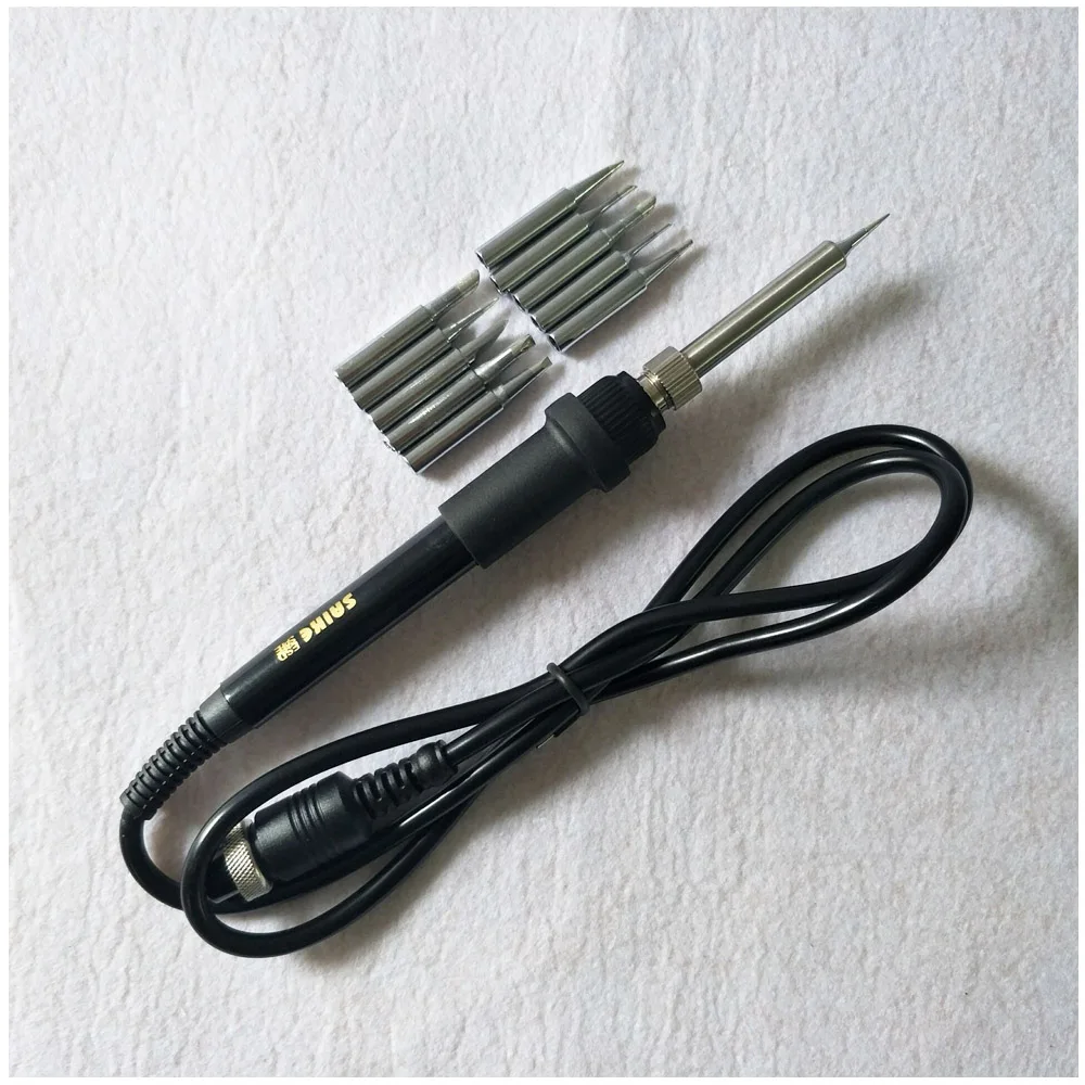 Saike 936 Solder Iron Handle Suitable 5 Hold Electronic Welding + 10p