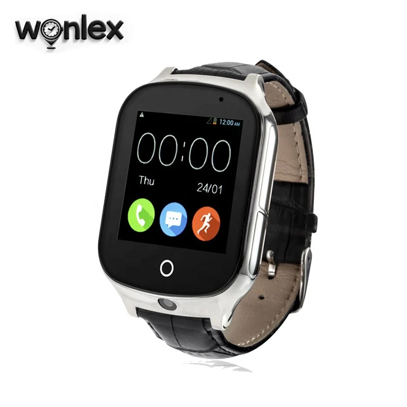  Wonlex High Quality New Arrival GW1000S 3G GPS Smart Watch A19 for Elder With Camera Touch Screen a