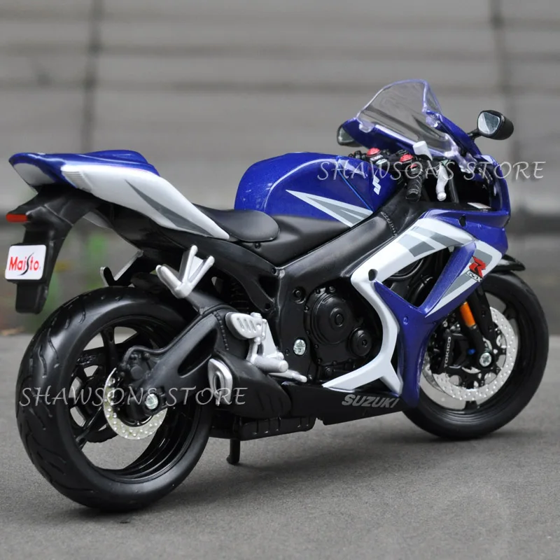 Литые игрушечные модели MAISTO 1:12 SUZUKI GSX-R750 спортивный велосипед миниатюрный мотоцикл Реплика