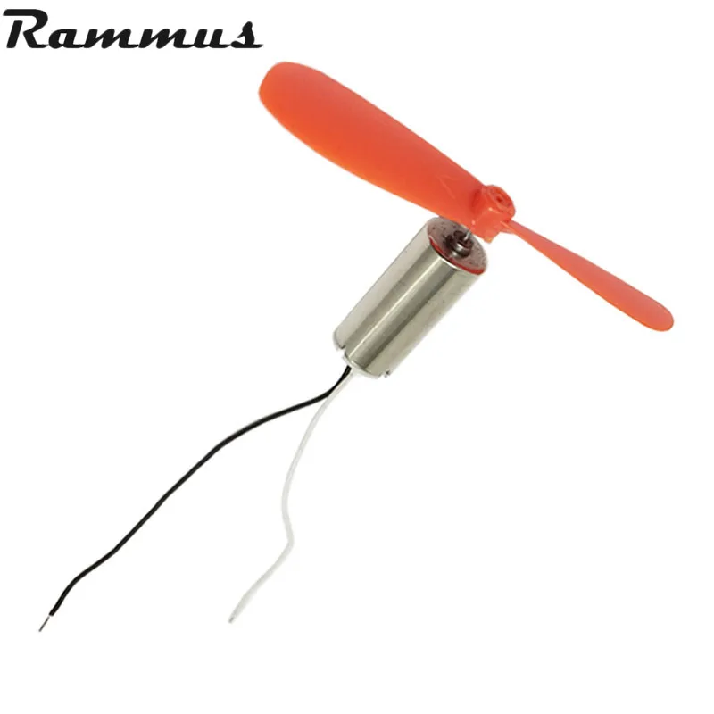 Rammus 2 шт./компл. DC3.7-4.2V 7*16 мм микро DIY RC вертолет, коррозийных свойствах, 716DC мотор с пропеллером большой вращающий момент высокое Скорость моторные игрушки