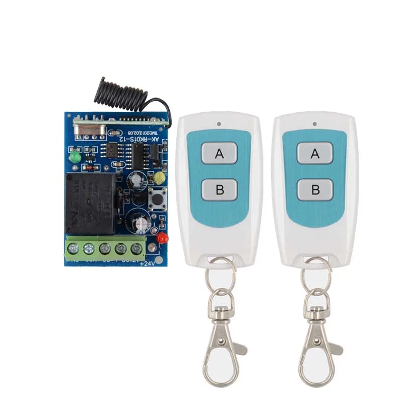 

NEW DC 12V 1 CH 10A Wireless Remote Control Lighting Switch System ; 3 LEDS Receiver + Black / White Transmitter Selected