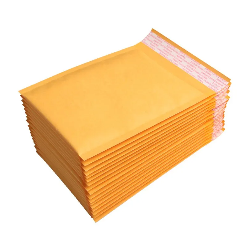 50 шт./лот от производителя крафт-Пузырьковые пакеты для почтовых отправлений мягкие бумажные конверты почтовые пакеты 12X16 см