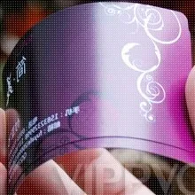 Двусторонняя печатная белая визитная карточка из ПВХ 500 шт