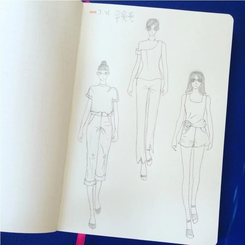 A5 Fashion Designer Notebook Per Adolescente Illustrazione Di Moda Libro Di Disegno Linea Tratteggiata Del Corpo Del Progettista Cartelle Di Lavoro Lenzuola Di Carta Design Sketchbooks Fashion Sketchbooksketchbook Designer Aliexpress