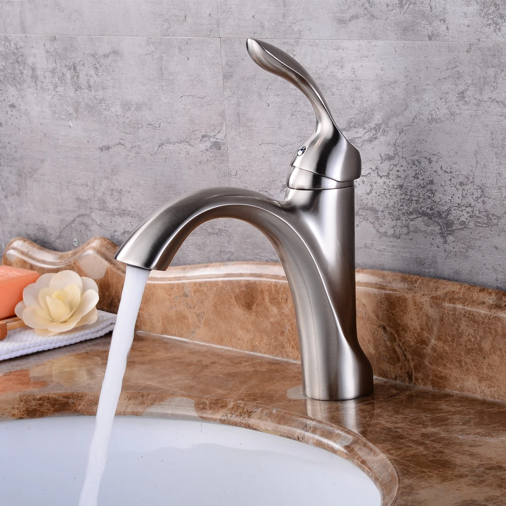 Best Bathroom Basin Sink Faucet Single Handle Kitchen Tap hot and cold water Basin Faucet Kitchen Faucet Torneiras Mci2