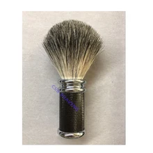 CSB из Натурального Волоса барсука узел 20 мм щетка для бритья барбершоп салон усы бритье бороды влажная яркая черная металлическая ручка