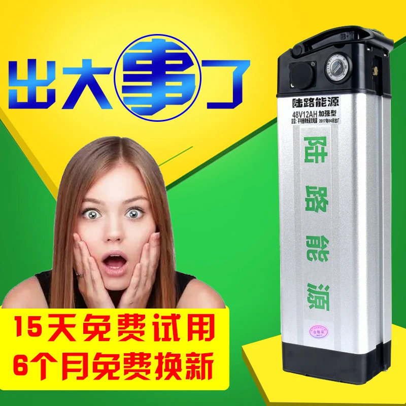 

48V 12AH Lithium ion Li-ion Rechargeable chargeable battery 5C INR 18650 for electric bikes (70KM),48V Power supply