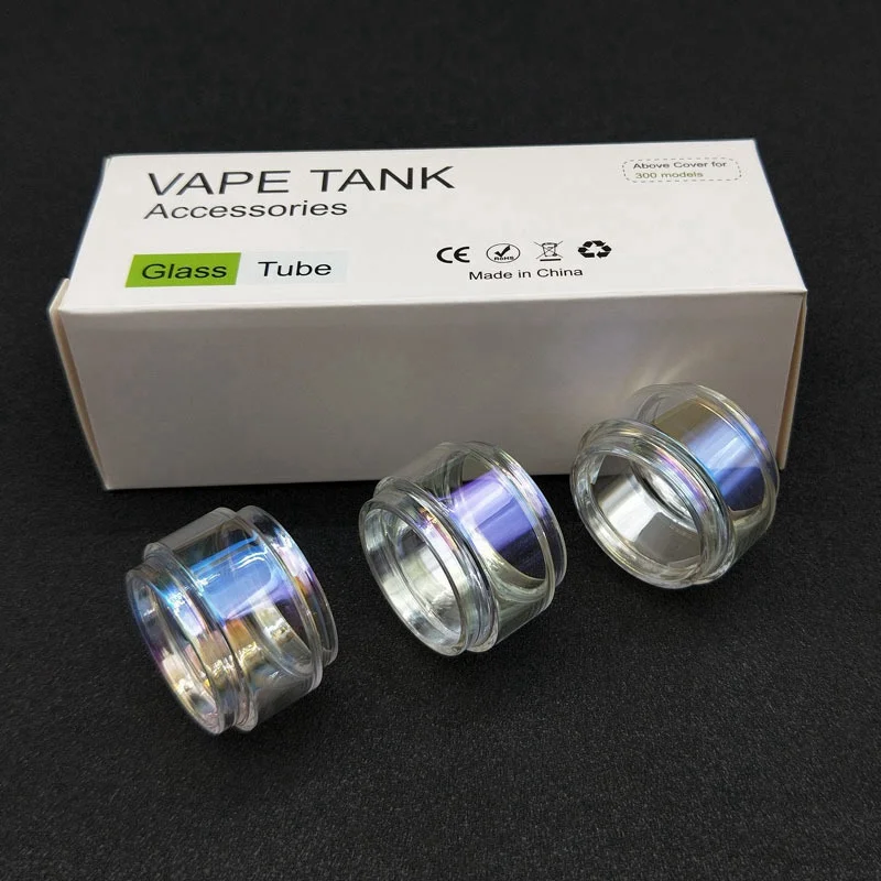 1-3 шт. Радужная стеклянная трубка для Merlin Mini Tank Pyrex Pure стеклянная трубка замена 5 мл аксессуары для электронных сигарет для Merlin Mini RTA