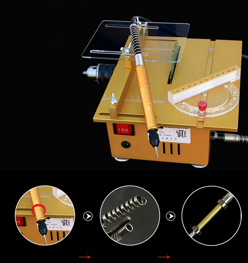 Многофункциональная прецизионная мини-Настольная пила ручная деревообрабатывающая скамья пила DIY Модель пила оборудование для режущей пилы машина