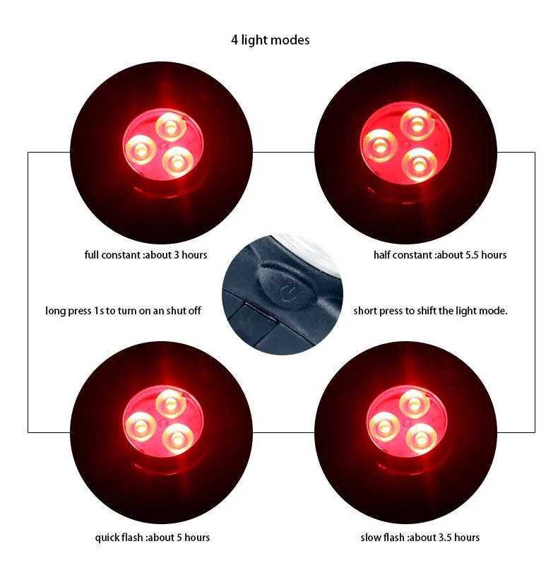 Flash Deal Rechargeable USB Bike Tail Light Bicycle Taillight Mtb Cycling Light 3 LED Rear Seat Front Lamp Bycicle Light 2 Color Available 2 Flash Deal Rechargeable USB Bike Tail Light Bicycle Taillight Mtb Cycling Light 3 LED Rear Seat Front Lamp Bycicle Light 2 Color Available 2