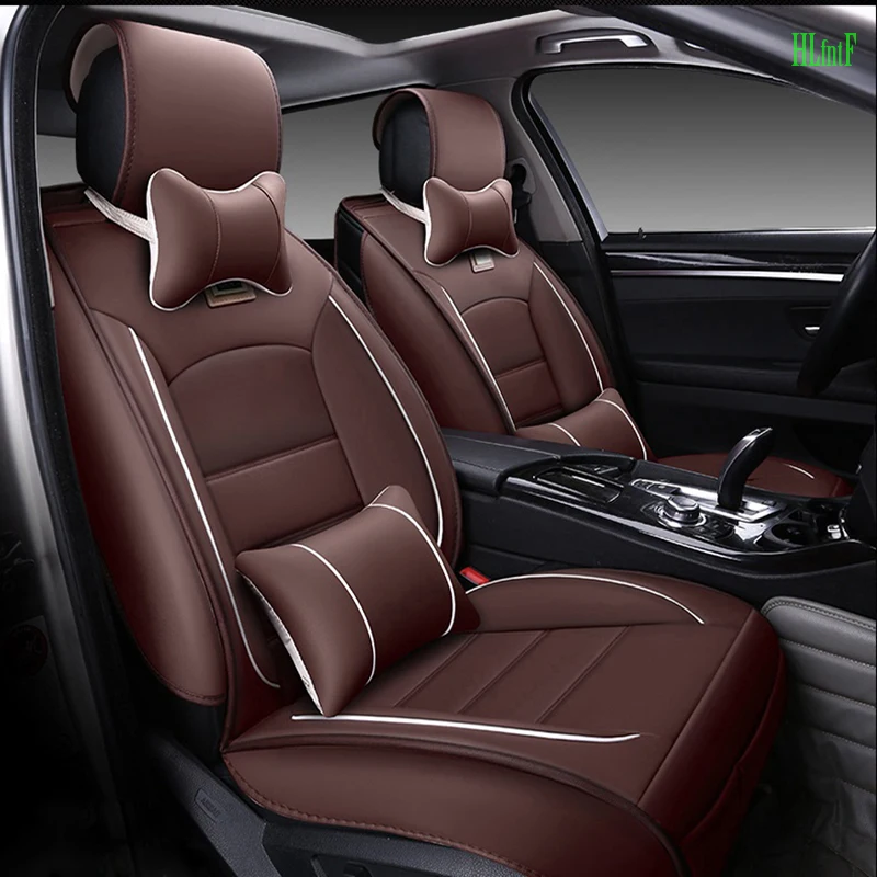

(Front and Rear) luxury Leather Car Seat Cover For Subaru forester Outback Tribeca heritage xv impreza car accessories styling