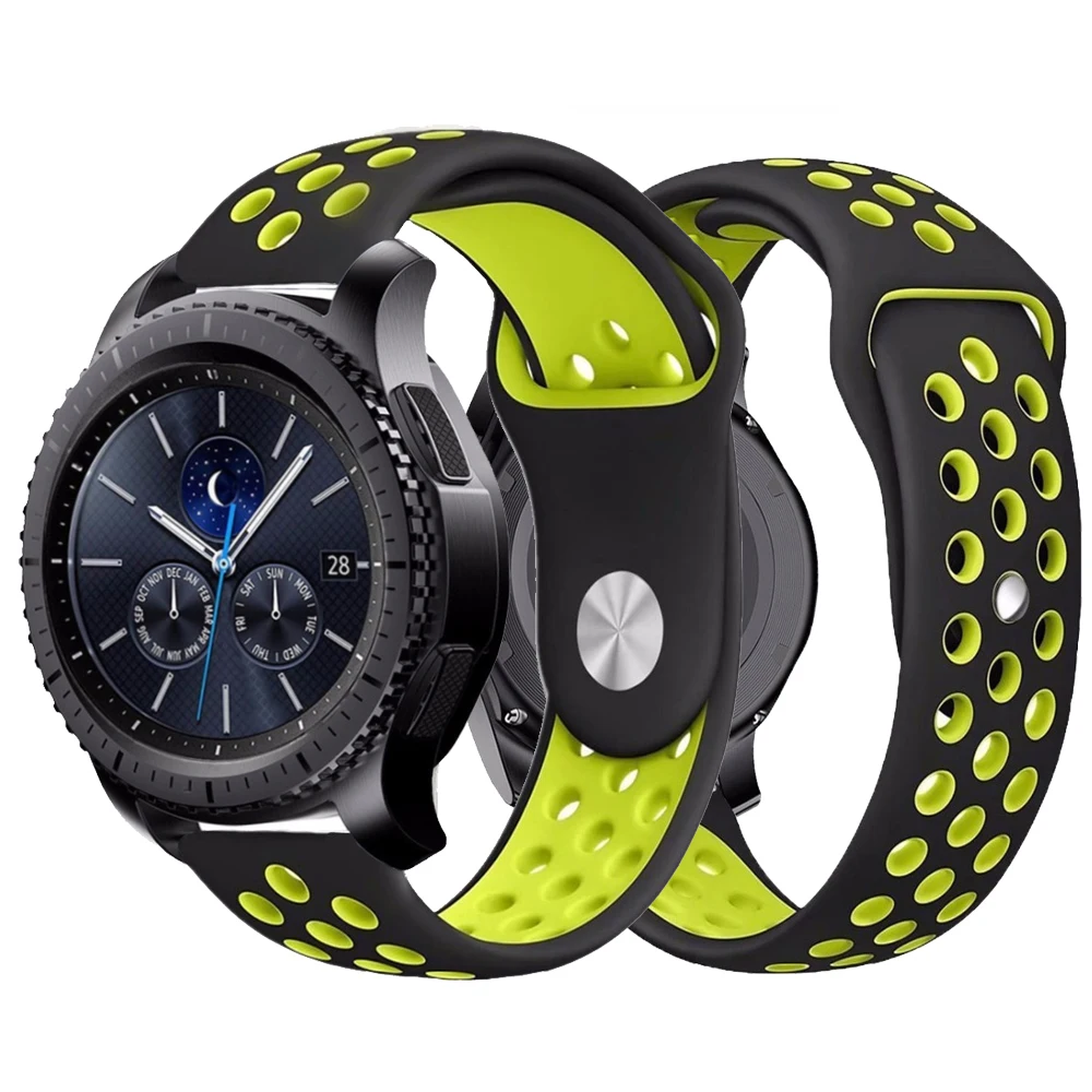 

Gear S3 For Samsung Galaxy watch 46mm active 42mm gear S 3 frontier sport S2 huawei watch GT Strap 22mm watch band Bracelet 46mm