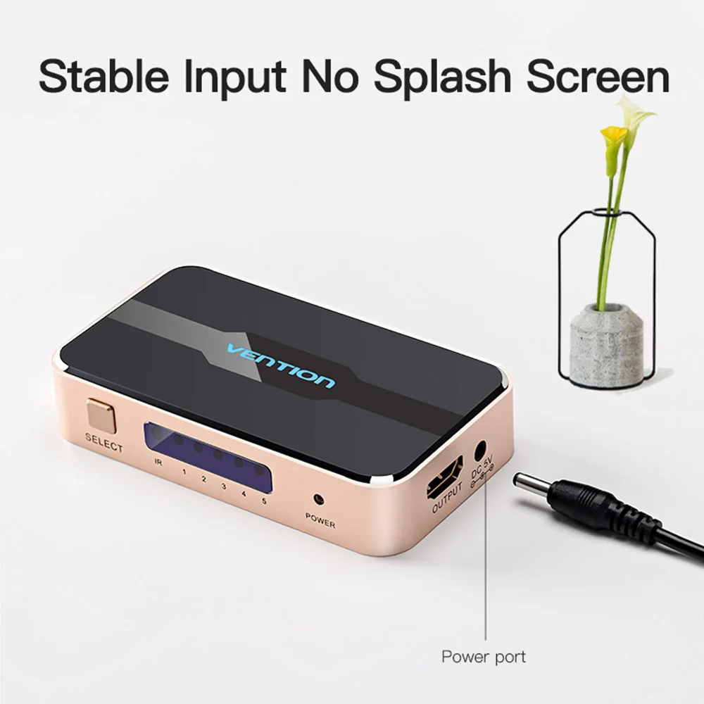 HDMI сплиттер концентратор 3/5 Вход 1 Выход HDMI коммутатор для xbox 360 PS4 Smart Android HDTV 4 K HDMI адаптер с пультом дистанционного Управление