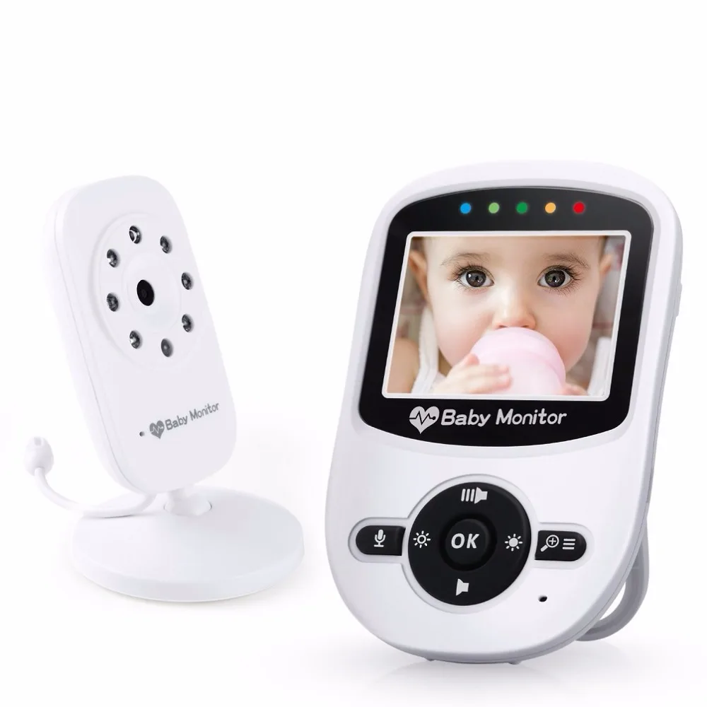 

babykam baby camera bebek telsizi 2.4''LCD IR Night Vision Intercom Lullabies Temperature Sensor Zoom baba eletronica baby phone