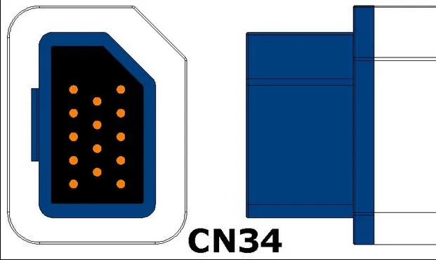 Совместимо для NIHON KOHDEN BSM2301 DB14 PIN Детские/новорожденных завернутый SPo2 Сенсор Spo2 зонда монитор Сенсор кислорода зонд 3 м/9 ftTPU