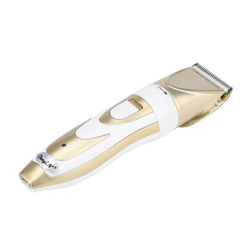 

Professional Hair Trimmer Rechargeable Electric Hair Clipper Men's Haircut Adjustable Combs Clipper Ceramic Titanium Blade