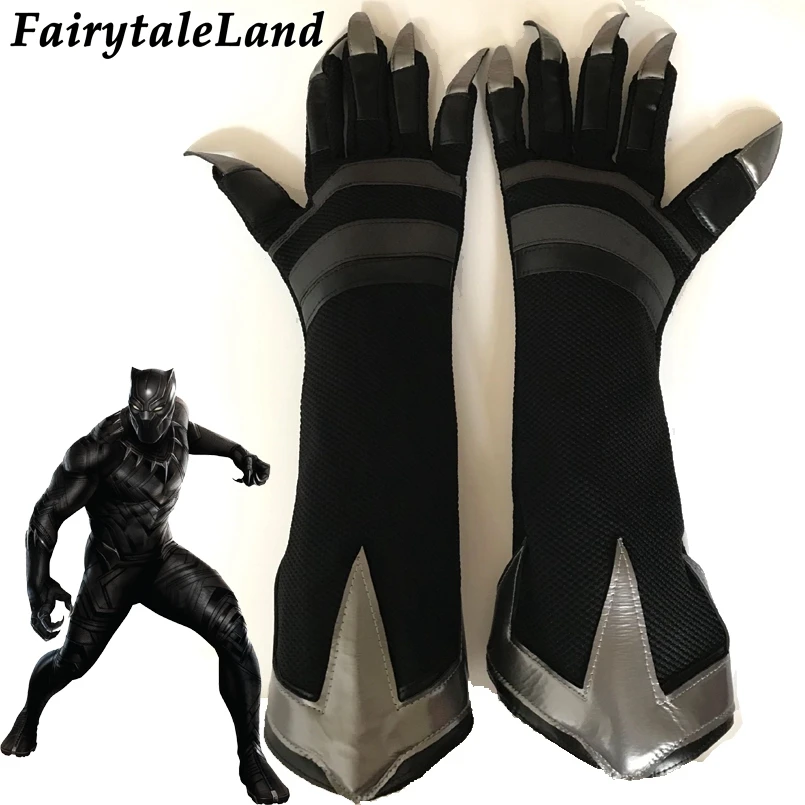 black superhero gloves