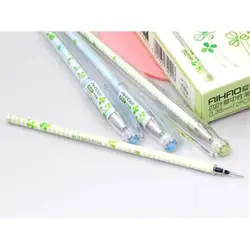 0,38 мм милые каwaii пластиковые гелевая ручка Прекрасный Клевер школьные ручки для детей письма корейский канцелярские