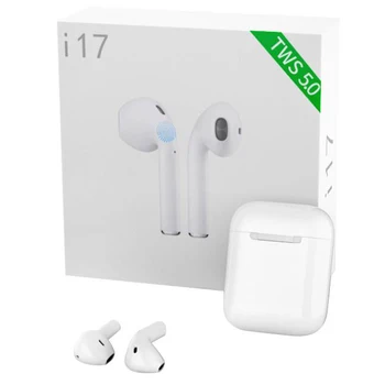 

TWS i17 wireless touch Bluetooth headset with charging bin call listening to sports headphones V5.0 Android IOS system