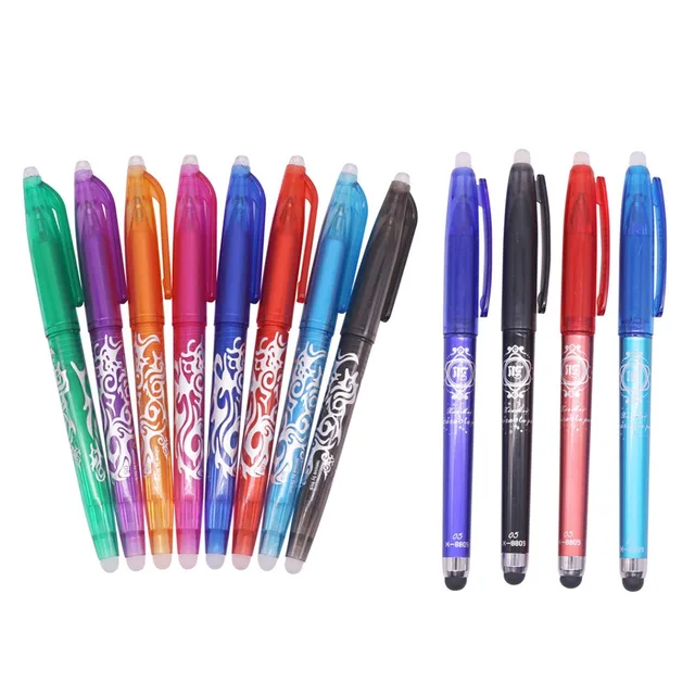 Erasable pen 16 pcs Or Refill 30 pcs 0.5mm Bullet Nib Gel Pen