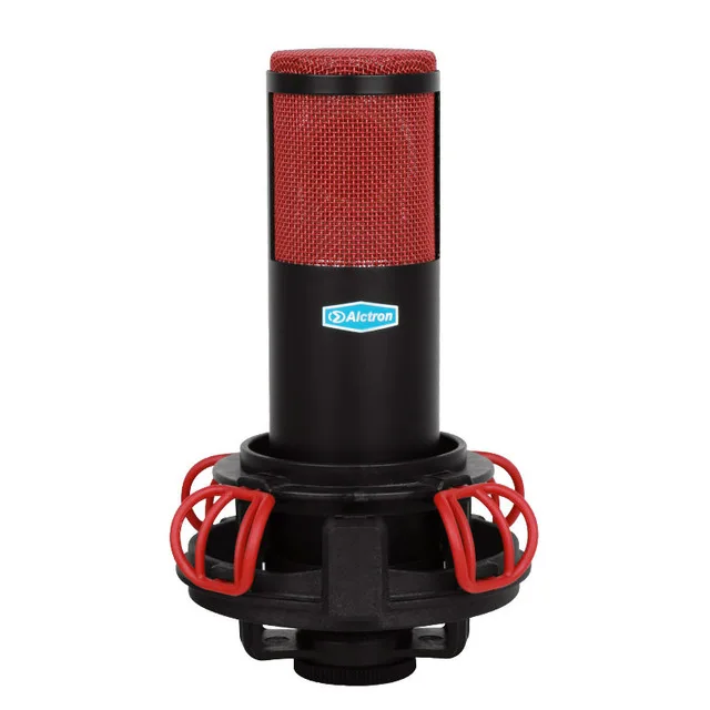 

Alctron X50B Professional Large Diaphragm Studio Condenser Microphone with a detachable POP filter.