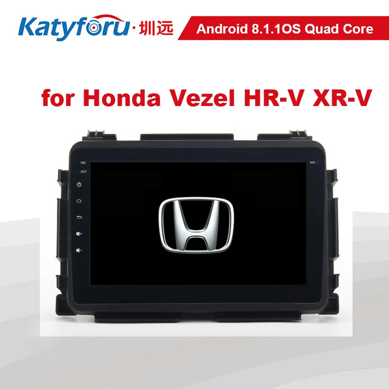 1 din радио android 9,0 gps Navi для Honda Vezel HR-V вариабельности сердечного ритма XRV авто радио Мультимедиа Стерео 8-ядерный 4G