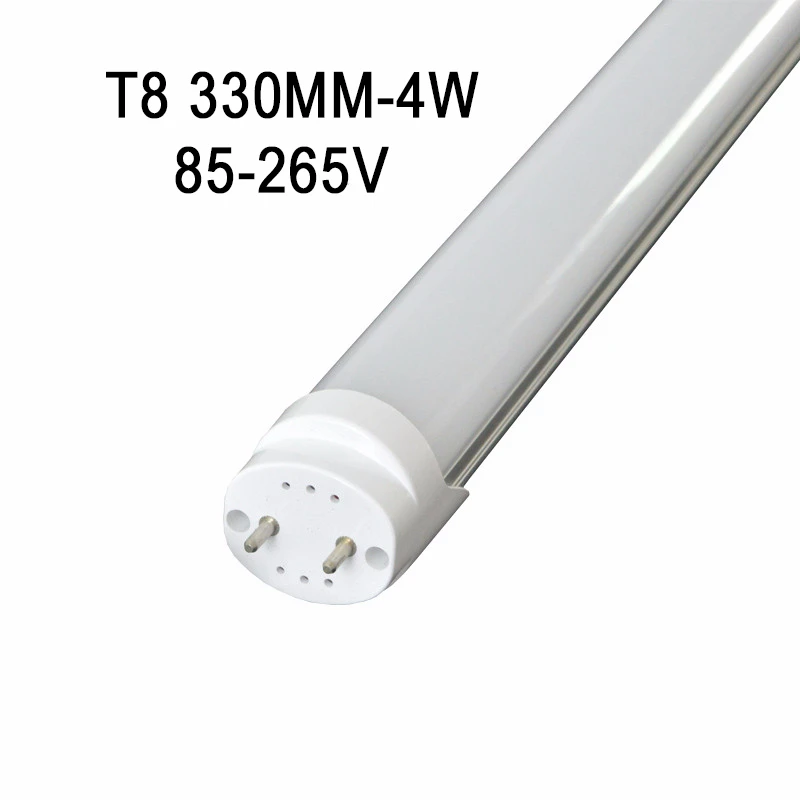 1ft 330 мм T8 светодиодный ламповый свет G13 матовый 4 Вт T8 Овальный Форма светодиодный лампы 85-265V 6000K балластный обходной